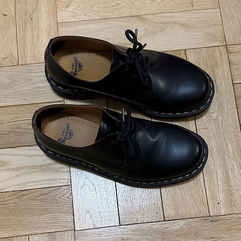 Dr. Martens Classic Black Leather Shoes
